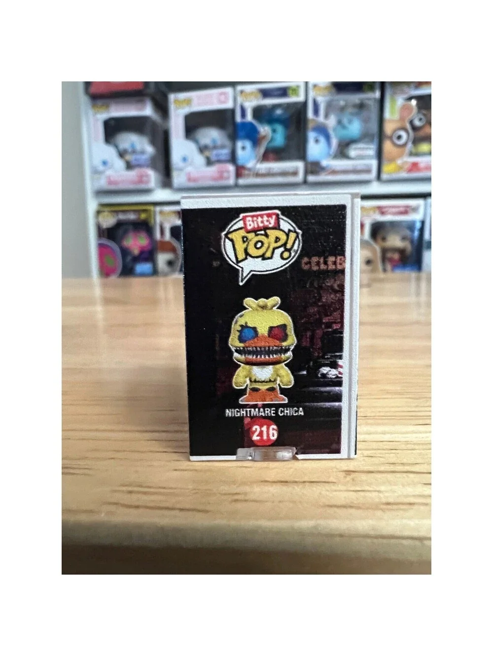 BITTY Nightmare Chica Five Nights Freddy's 1-Inch Funko Pop #216 5naf Horror 5